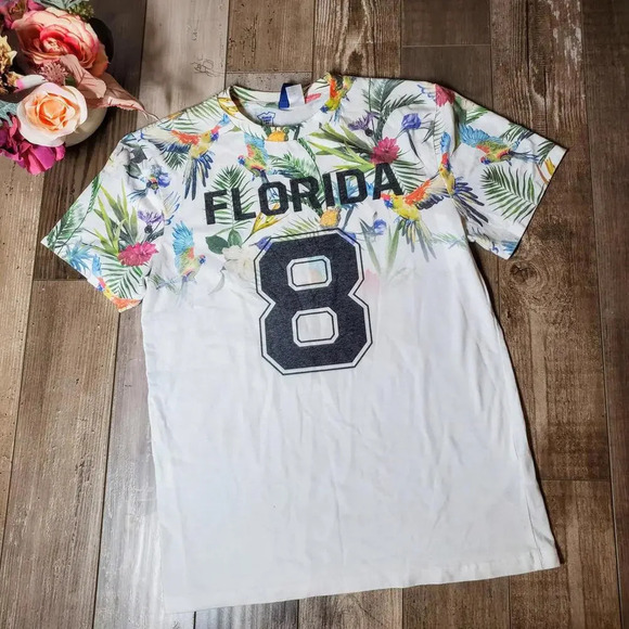 Divided by H&M Florida Bird #8 T-Shirt Regular T-Shirt Fit Men's Size Small - Picture 2 of 14